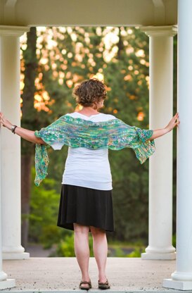 Coral Palace Shawl