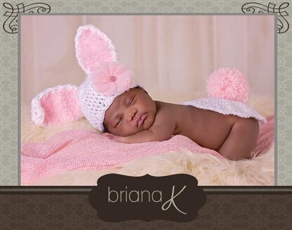 Newborn Bunny Hat and Bottom Cover