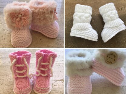 Baby Girl Booties Bundle 2