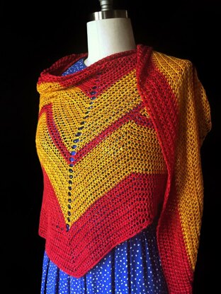 Wonder Woman Wrap (crochet)