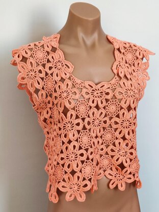 Crochet Flowers T-shirt