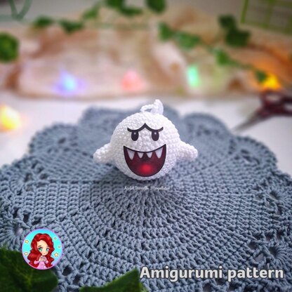 Boo (from Mario Bros) amigurumi pattern