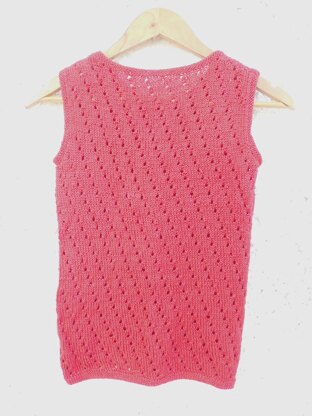 ALISON, girlish sleeveless jumper