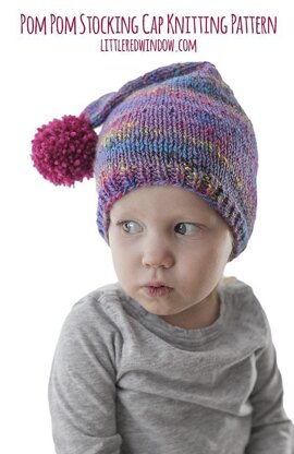 Easy Pom Pom Stocking Cap