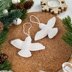 Christmas dove no sew crochet pattern Bird friendship ornament Amigurumi pattern