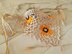 Boho Bandana with Floral Motif, Freeform Mesh and Filet Crochet Design (H8)