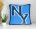 Beginner-friendly New York Blue Square Sofa Cushion CROCHET PATTERN