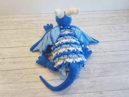 3in1 Ice Dragon Baby Blanket