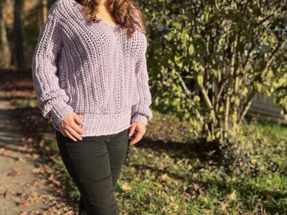 Sweater "Purple Rain"