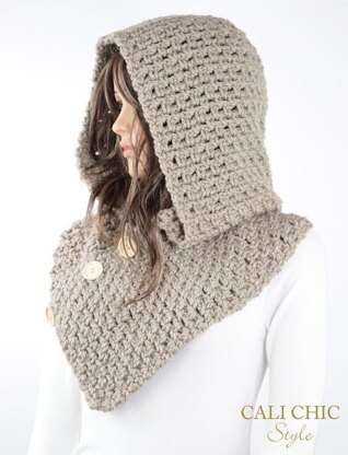 Amelia Crochet Hooded Cowl #809