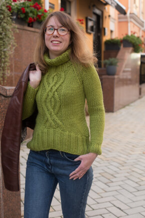 Super chunky raglan jumper #2