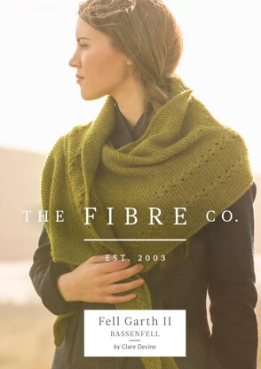 Bassenfell Shawl in The Fibre Co. Cumbria Fingering - Downloadable PDF