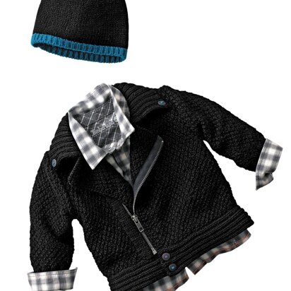 Babies Jacket, Hat and Scarf in Bergere de France Barisienne - 60437-14 - Downloadable PDF