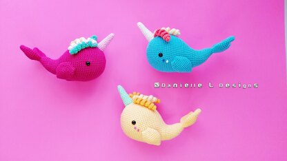 Narwhal Amigurumi | Whale amigurumi