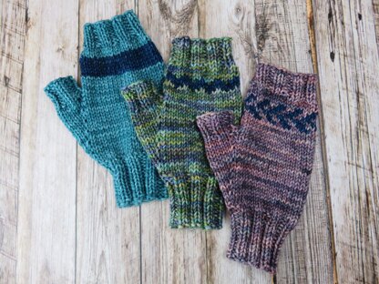 Simple Colorwork Mitts