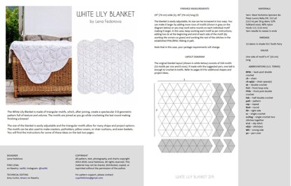White Lily Blanket