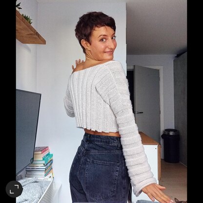Cozy cropped sweater