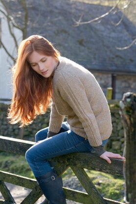 Galleny Force Pullover in The Fibre Co. Lore - Downloadable PDF