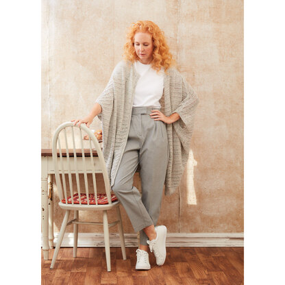 Harlow Woman's Cardigan in Schachenmayr Denim Tweed - S11181 - Downloadable PDF