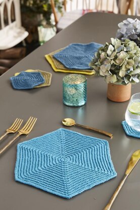 Hexi Coasters & Placemats