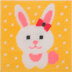 Anchor 1st Kit - Beautiful Bunny Tapestry Kit - 15cm x 15cm