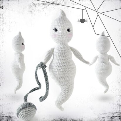Little Miss Spooky, amigurumi doll crochet pattern