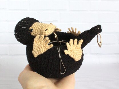 Niffler crochet Jewelry basket  fantastic beasts