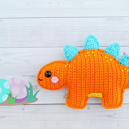 Stegosaurus Dinosaur Kawaii Cuddler ®