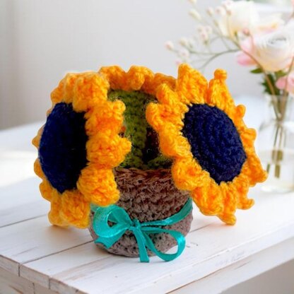 Sunflower Basket