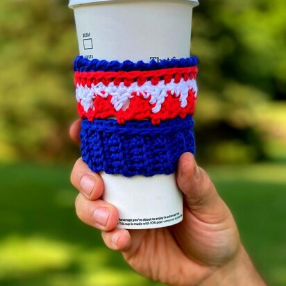 Americana Coffee Beanie Cozy