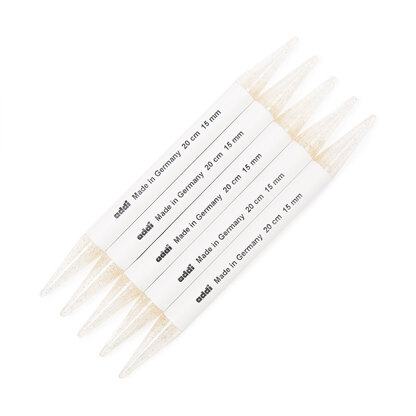 Addi Champagne Plastic Double Point Needles 20cm 8.00mm (approx. 8" US 11)