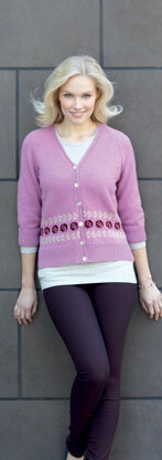 Long and 3/4 Sleeved Cardigan in Sirdar Country Style 4 Ply - 7345 - Downloadable PDF