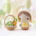 6-in-1 bee farm crochet pattern amigurumi by AradiyaToys mini kingdom beekeeper beehive basket of vegetables DIY handmade tutorial PDF file by AradiyaToys (Olka Novytska)