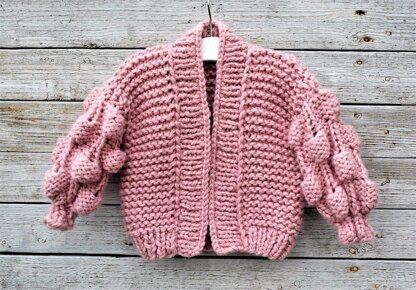 Peony Bubbles Cardigan