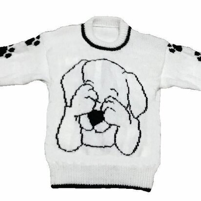 Cute Shy Puppy Dog Jumper