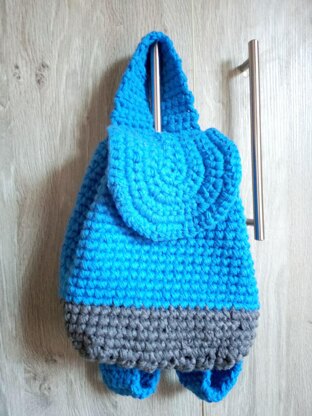 Blue Backpack Bag