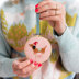 Cotton Clara Dachshund Chrstimas Cross Stitch Kit - 3in