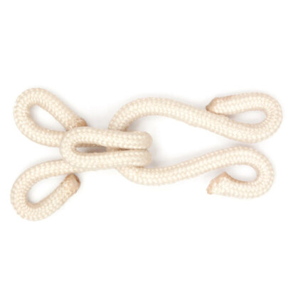 Hemline Fur Hooks and Eyes: Beige: Size 3