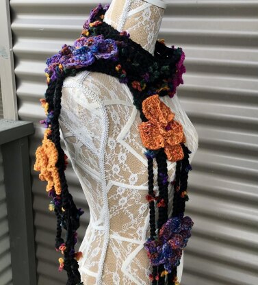 String of Flowers Scarf