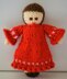 Christmas Candy Cane Doll Knitting Pattern - Toy Knitting Pattern