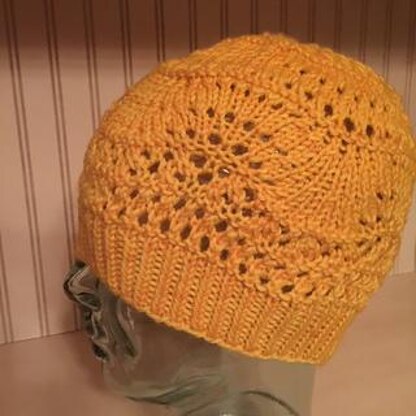 Knitting at the Library Hat