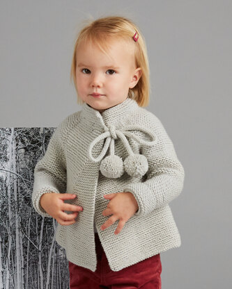 Thea Jacket - Knitting Pattern in MillaMia Naturally Soft Aran | LoveCrafts