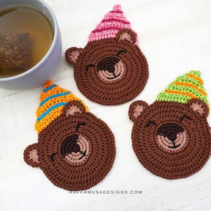 Party Bear Coasters