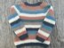 Deniz Striped Baby Sweater 0-18 Months