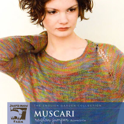 Muscari Raglan Jumper in Juniper Moon Farm Findley Dappled - Downloadable PDF