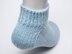 Blue Raspberry Socks - Toe Up (DK)