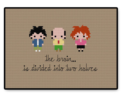 Dr. Katz Professional Therapist Bite Size - PDF Cross Stitch Pattern