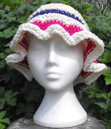 SUPERFAST SUN HAT KNITTING PATTERN - MADMONKEYKNITS