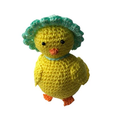 Easter Chick with Egg or Bonnet