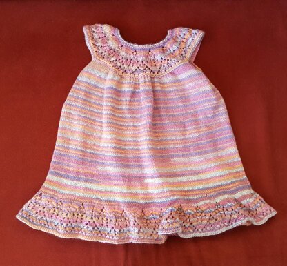 Meredith dress in Rico baby DK